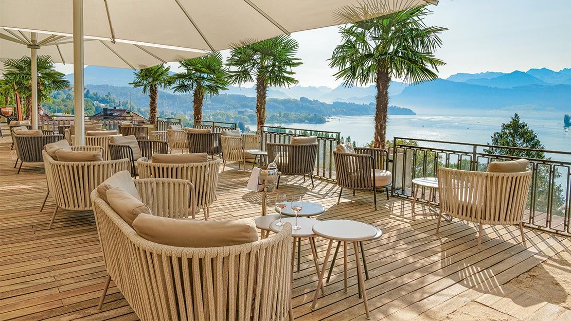 Art Deco Hotel Montana Hunn Gartenmöbel